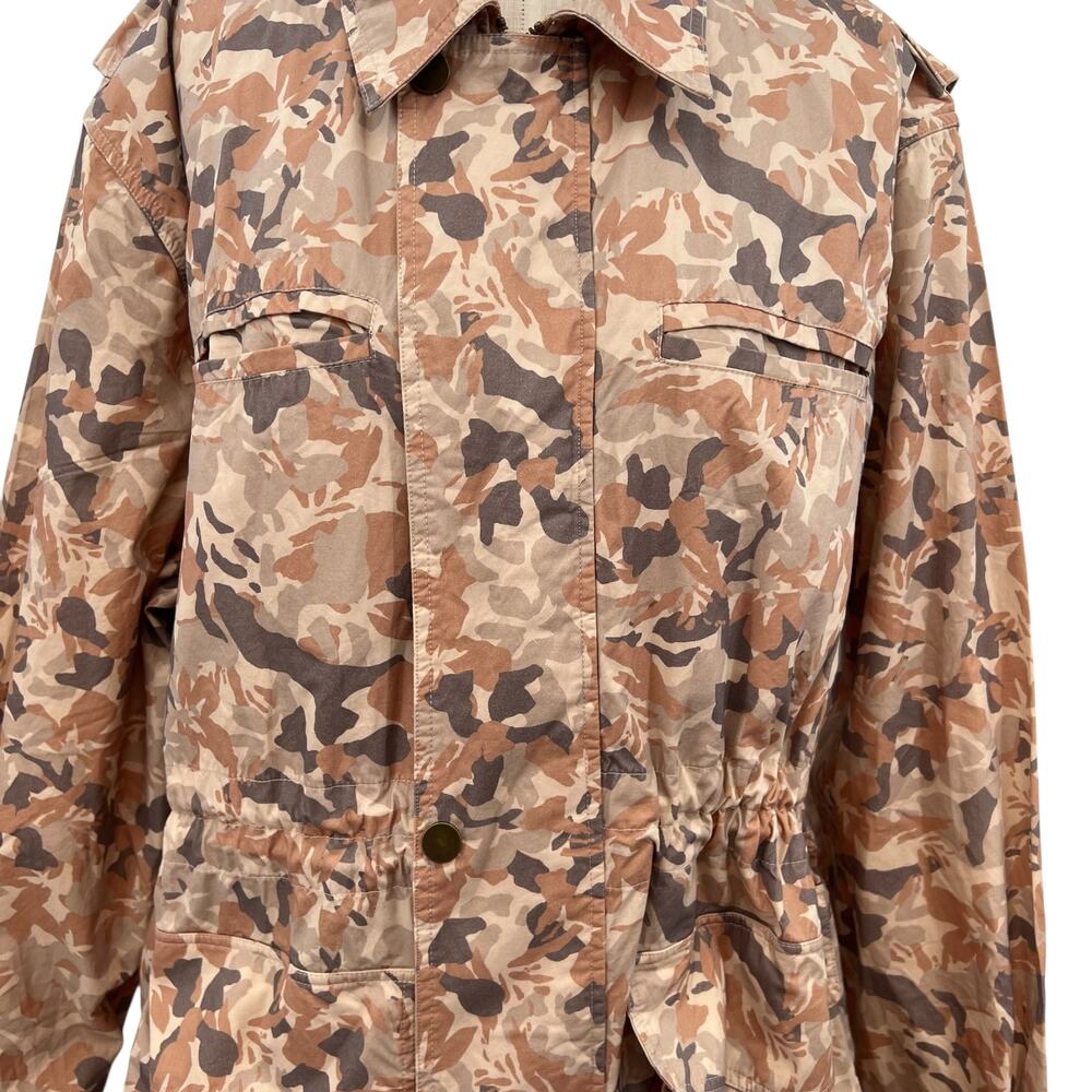 The Upside Henley Rover Utility Jacket Organic Cotton Printed Camo Size‎ L US 10 - Picture 4 of 16